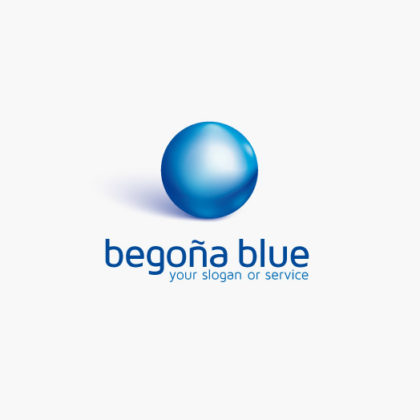 Logo Blaue Kugel