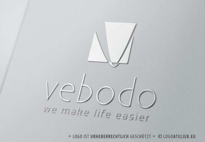 Logo Buchstabe V Anwalt Business Elegant Geometrie Quadrat Planung Exklusives Logo kaufen Logoshop Logoatelier.at