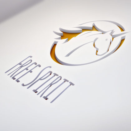 Logo Einhorn Pferd Free Spirit