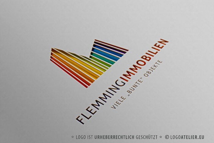 Logo Immobilien Portal bunt