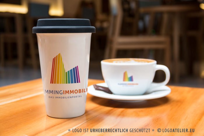 Logo Immobilien Portal bunt