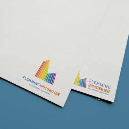 Logo Immobilien Portal bunt