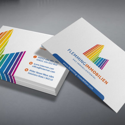 Logo Immobilien Portal bunt