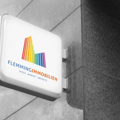Logo Immobilien Portal bunt