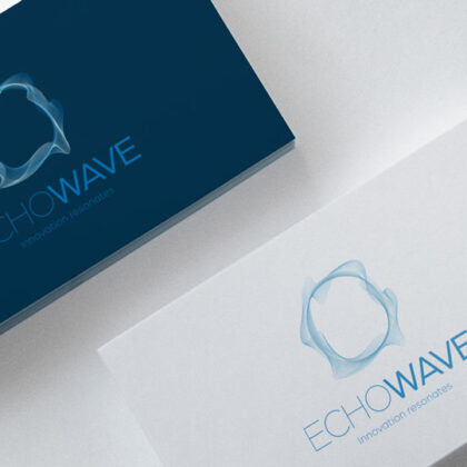 Logo Resonanz Innovation Welle Echo Kreis Zusammenspiel Mitschwingen Mithören Reaktionen Veränderung Neuerung Ideen Neuerung Reform Fertiges Logo kaufen Logoshop Logoatelier.eu