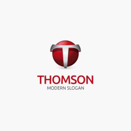 Logo 3D Buchstabe T