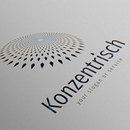 Logo-Abstrakt-Konzentrisch