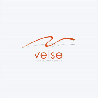 Logo Buchstabe V 01 Leicht Fliegen Schnurr Kurven Nach oben Schlange Schlängeln Tanzen Peitsche Bewegung Fertiges Logo kaufen Logoshop Logoatelier.eu