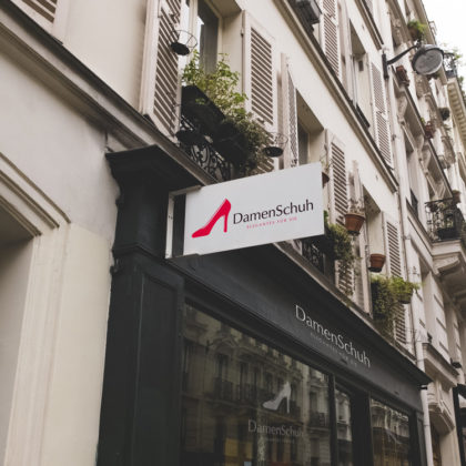 Logo-Damenschuhe-Elegant