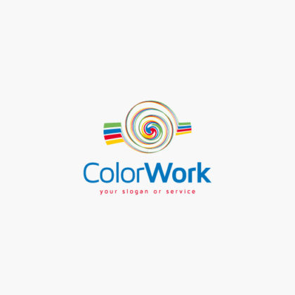 Logo-Farben-Druck-Spirale