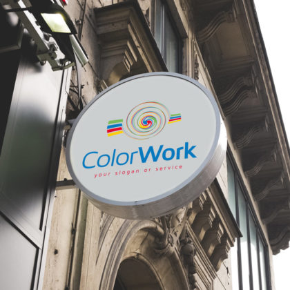 Logo-Farben-Druck-Spirale