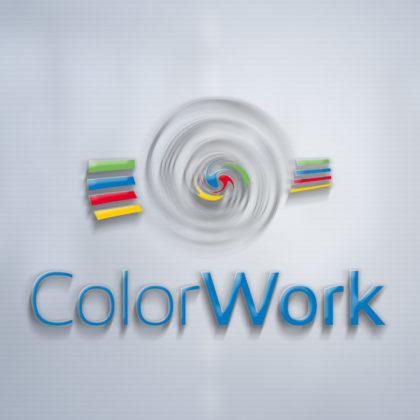 Logo-Farben-Druck-Spirale