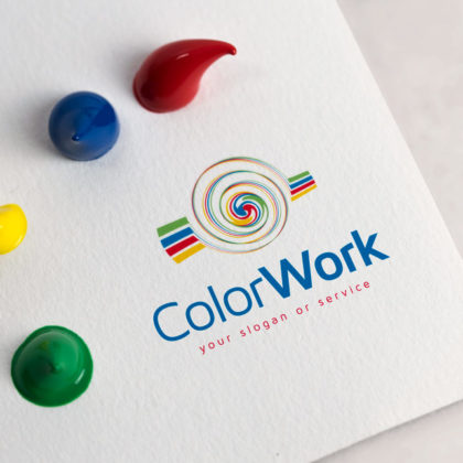 Logo-Farben-Druck