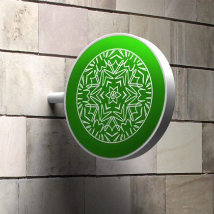 Logo Grünes Mandala