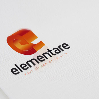 Logo-3D-Buchstabe-E