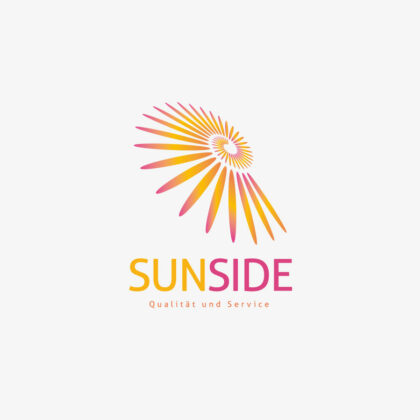 Logo Abstrakt Spirale Sonne Sommer Wirbel Konzentrisch Urlaub Naturkosmetik Strahlen Leuchten Kreisel Schnecke EXKLUSIVES Logo kaufen LogoShop LogoAtelier.eu