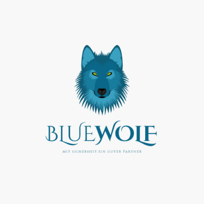 Logo Blauer Wolf