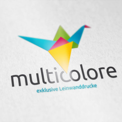 Logo-Bunter-Vogel-Origami