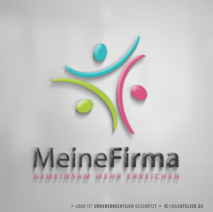 Logo-Menschen-Gemeinsam