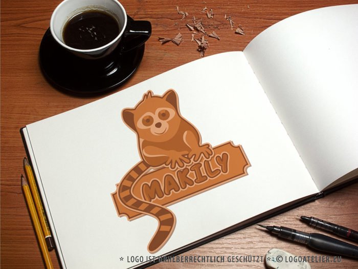 Logo-Tiere-Affe-Maki