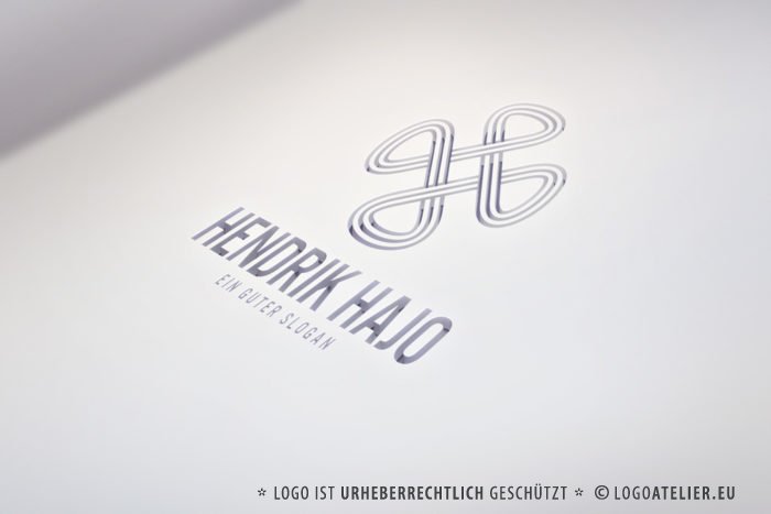 Logo Buchstabe H Form Logo Buchstabe H Form