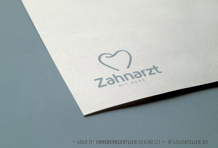 LogoAtelier Zahnarzt mit Herz