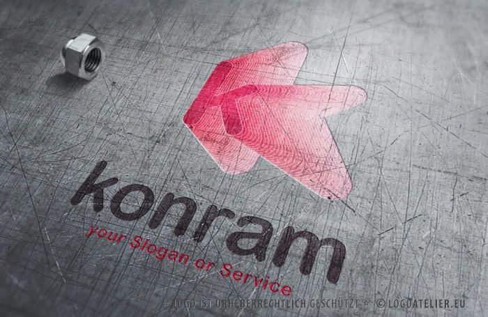 Buchstabe K Logo Buchstabe K Logo