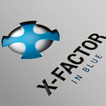 Logo 3D Buchstabe X