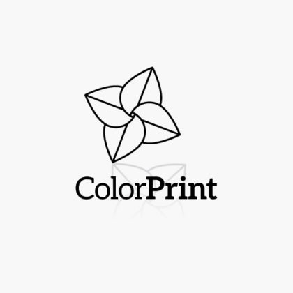 Logo Blume Bunt Druck