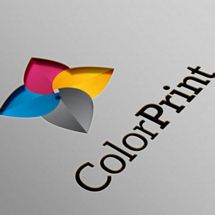 Logo Blume Bunt Druck
