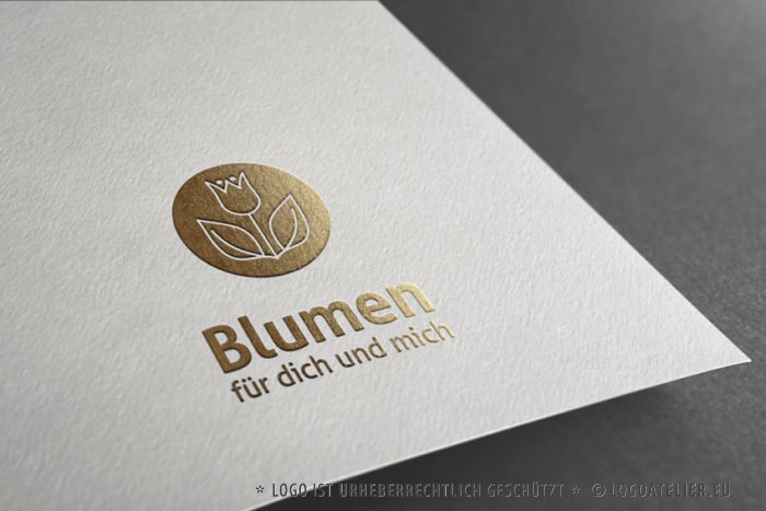 Logo Blumen Geschaeft
