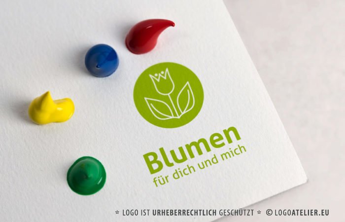 Logo Blumen Geschaeft