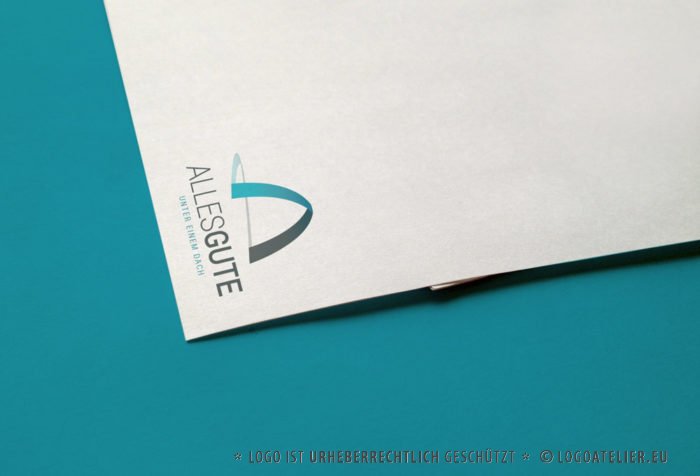 Logo Buchstabe A Bogen