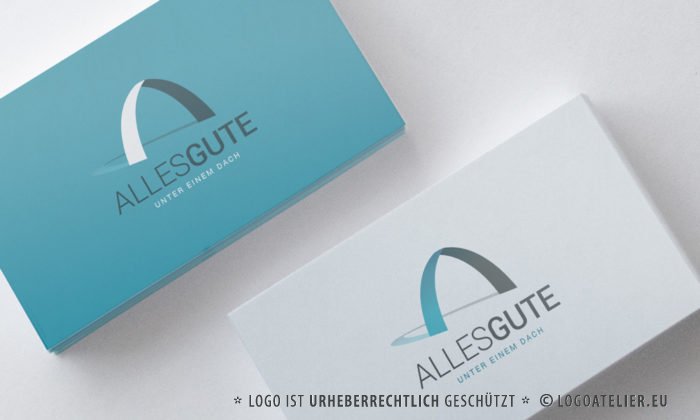 Logo Buchstabe A Bogen