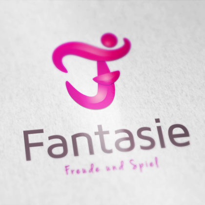 Logo Buchstabe F Spiel