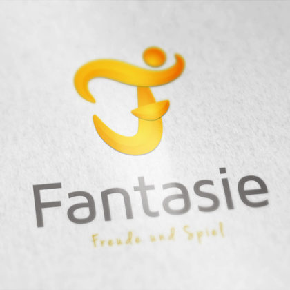 Logo Buchstabe F Spiel