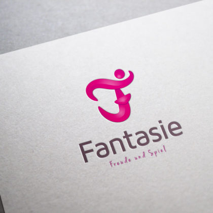 Logo Buchstabe F Spiel