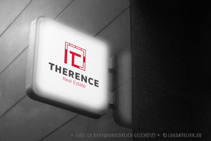 Logo Buchstabe T Immobilie