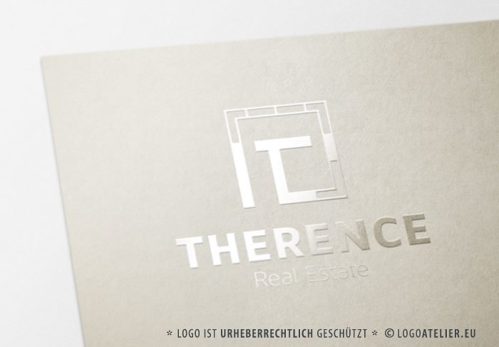 Logo Buchstabe T Immobilie