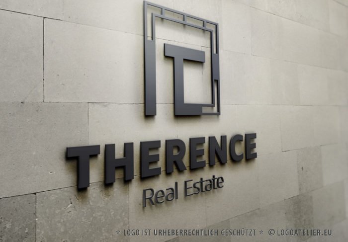 Logo Buchstabe T Immobilie