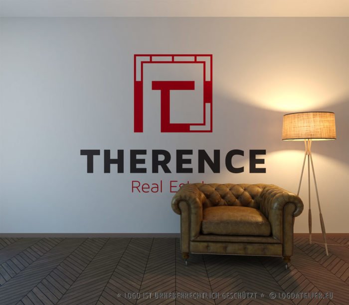 Logo Buchstabe T Immobilie
