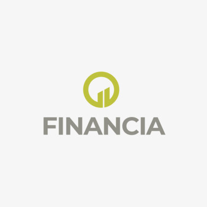 Logo Finanzwesen Geld Aufsteigend Kreis Geometrisches Logo kaufen LogoShop LogoAtelier.eu