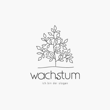 Logo Wachstum Pflanze