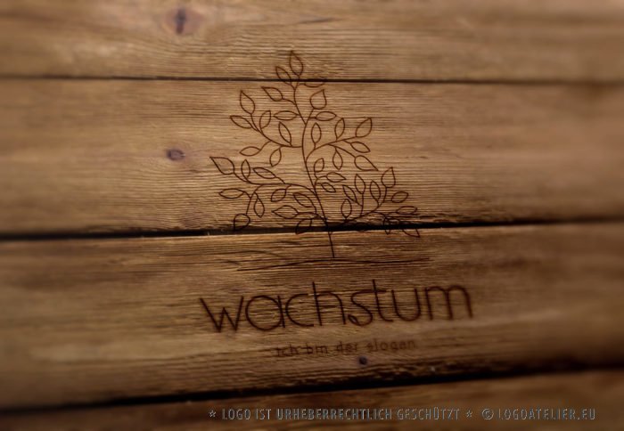 Logo Wachstum Pflanze