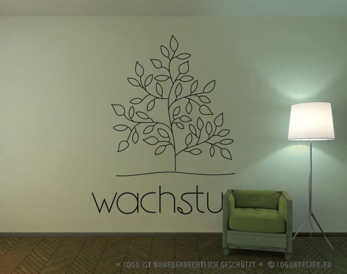 Logo Wachstum Pflanze