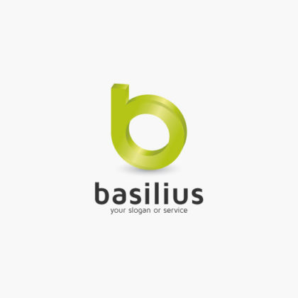 Logo 3D Buchstabe b