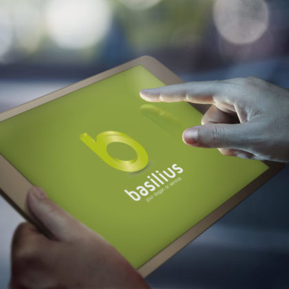 Logo 3D Buchstabe b
