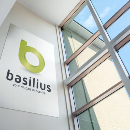 Logo 3D Buchstabe b