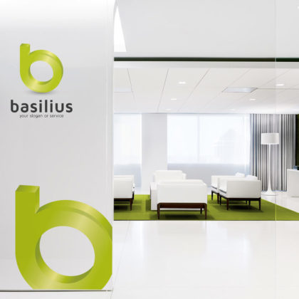 Logo 3D Buchstabe b