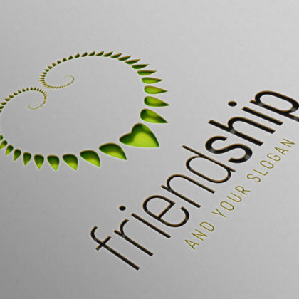 Logo Blaetter Herz